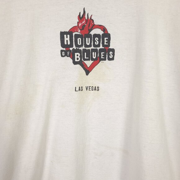 House of Blues Las Vegas Vintage Crew Neck Tee - Picture 2 of 8